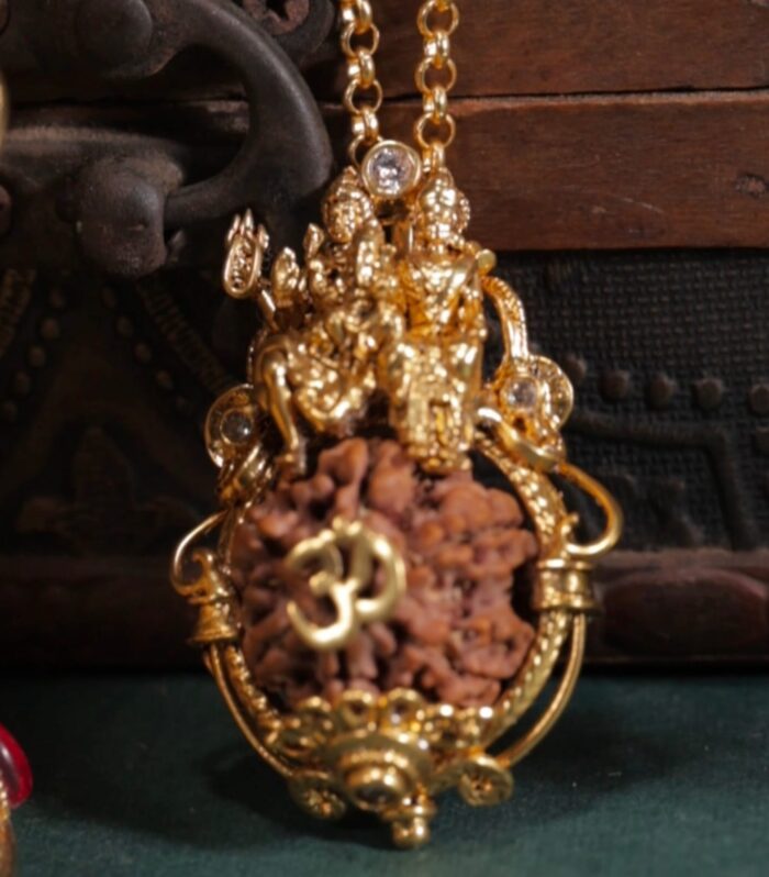 Shiv Parwati Rudraksha Pendant