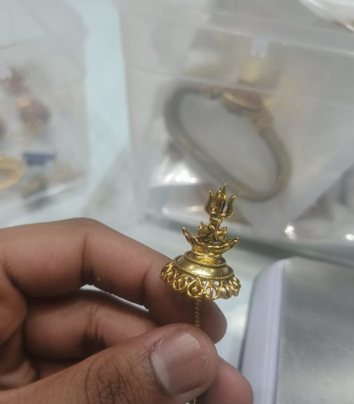 Trishul Rudraksha Pendant