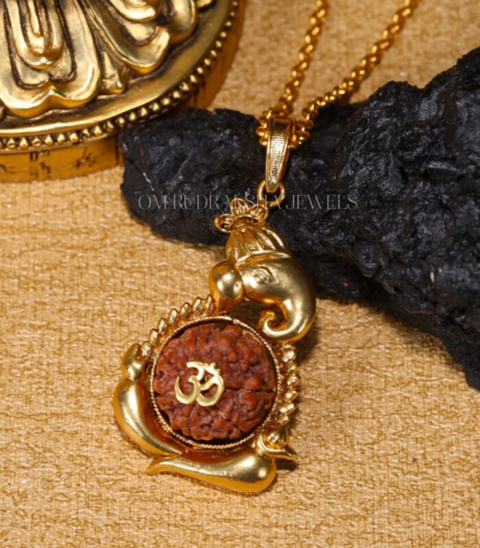 Ganesh Rudraksha Pendant - 1