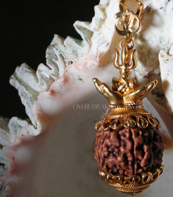 Trishul Rudraksha Pendant