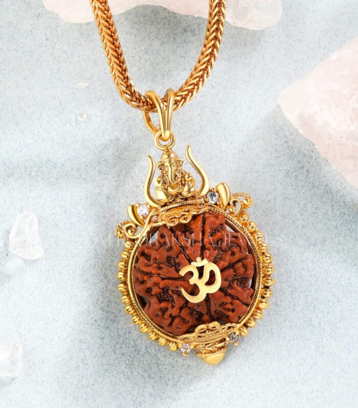 Elegant Rudraksha Pendant