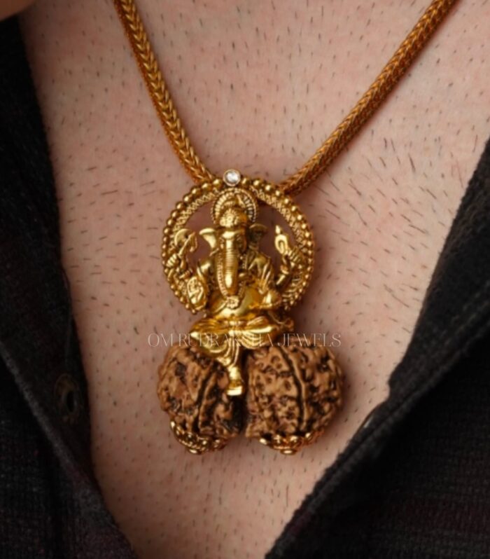 Shree Ganesh Rudraksha Pendant