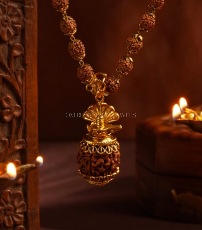 Shivling Rudraksha Pendant